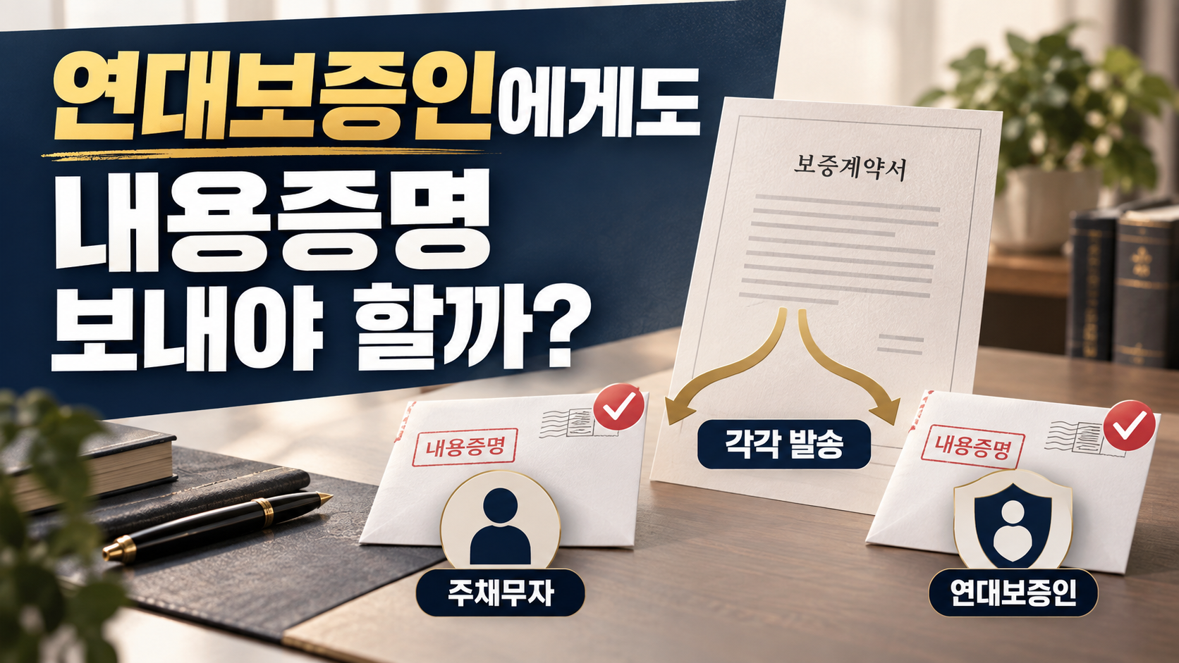 연대보증인에게도 내용증명을 보내야 할까?